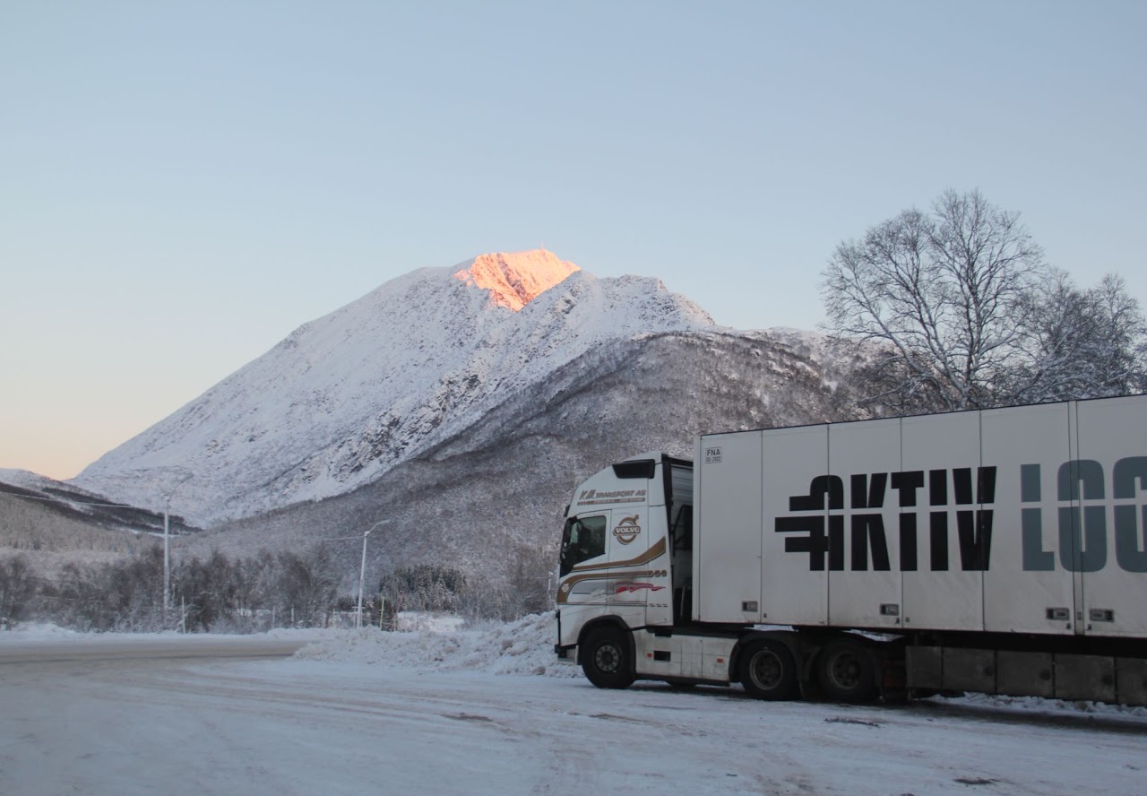 Landscape along the E10 in Norway