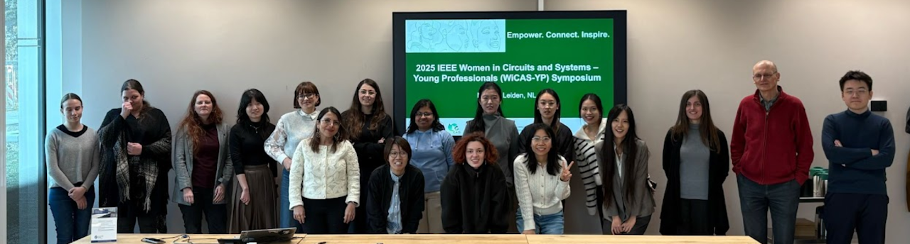 Participants at the 2025 IEEE WiCAS-YP Leiden Symposium